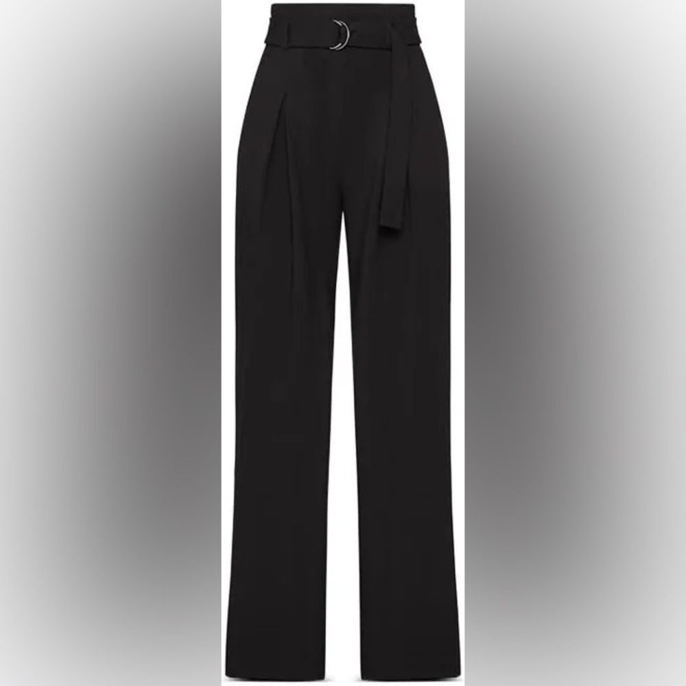 Brand New BCBG Maxazria Stylish Black Wide-Leg Pants